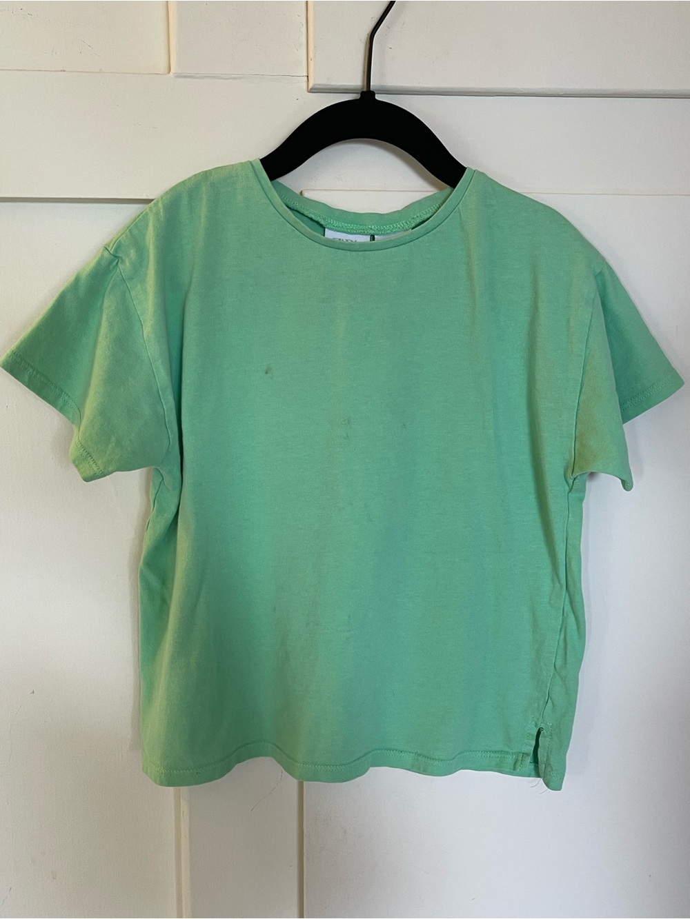 Zara Kids Short Sleeve Tee in Mint Green
